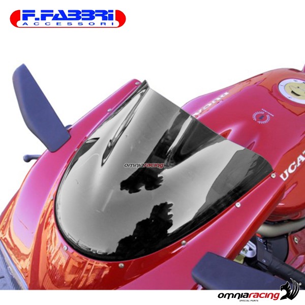 Cupolino fume doppia bolla Fabbri per Ducati 748/916/996 1994>2002