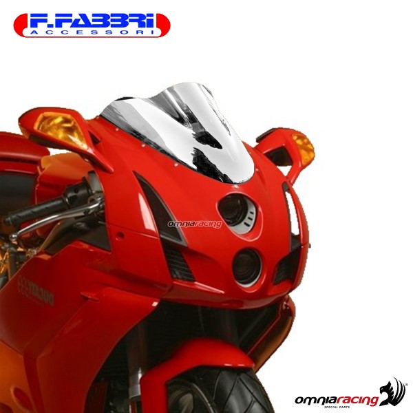 Cupolino trasparente doppia bolla Fabbri per Ducati 749/999 2003>2004