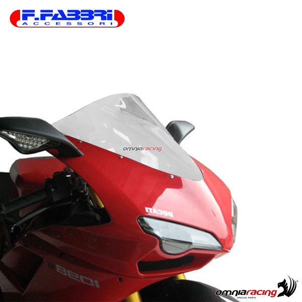 Cupolino trasparente doppia bolla Fabbri per Ducati 1098/848/1198 2007>2013
