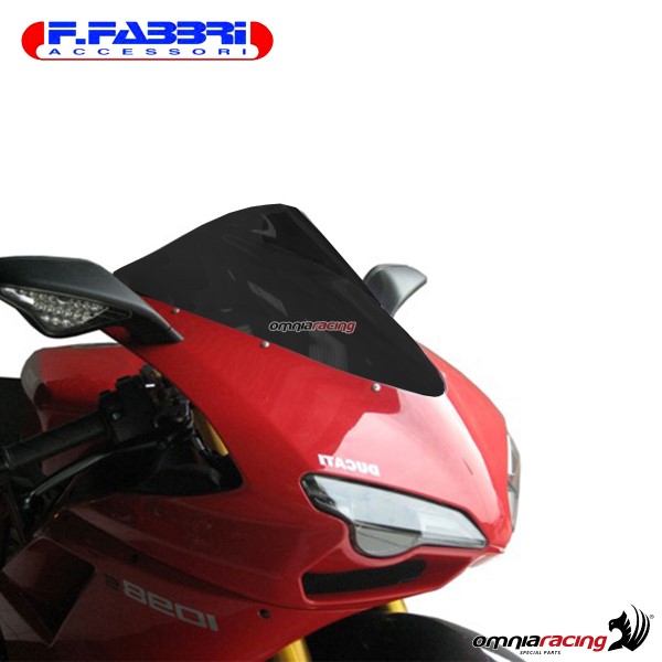 Cupolino fume scuro doppia bolla Fabbri per Ducati 1098/848/1198 2007>2013