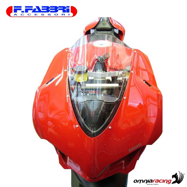 Cupolino trasparente doppia bolla Fabbri per Ducati Panigale 1299/S 2015>2016