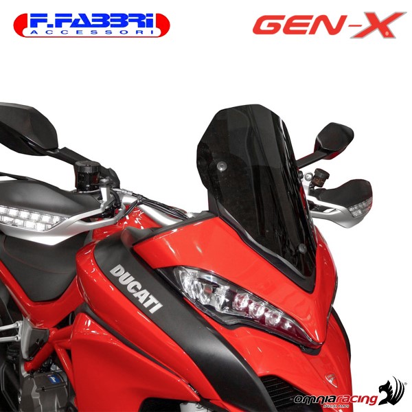 Cupolino fume scuro Fabbri GEN-X per Ducati Multistrada 1200 ABS 2015>2020