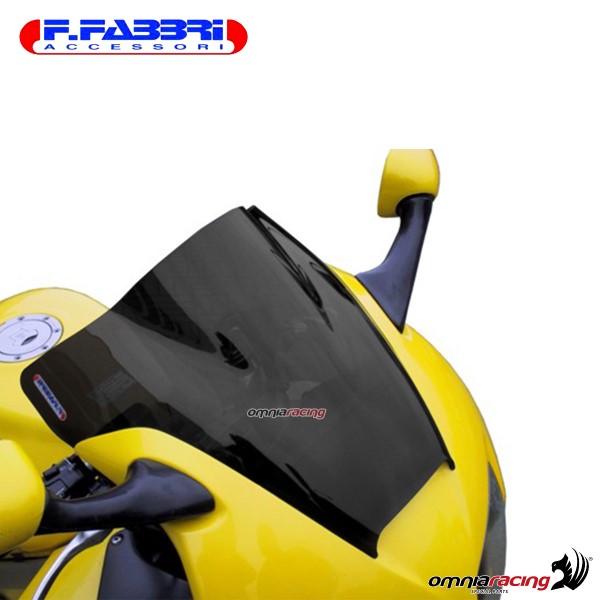 Fabbri double bubble dark fume windshield for Honda VFR800 1998>2001