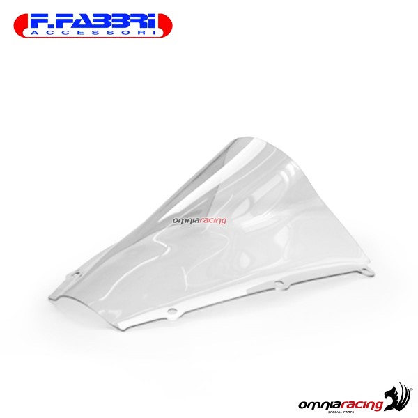 Fabbri double bubble trasparent windshield for Honda CBR600RR 2003>2004