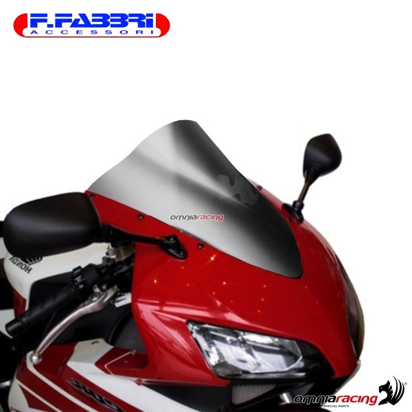 Fabbri double bubble matt black bi-satin windshield for Honda CBR1000RR Fireblade 2004>2007