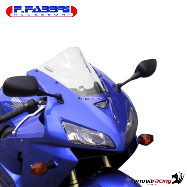 Fabbri double bubble trasparent windshield for Honda CBR600RR 2005>2006