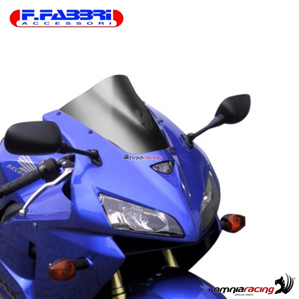 Fabbri double bubble matt black bi-satin windshield for Honda CBR600RR 2005>2006