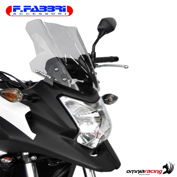 Cupolino fume chiaro Sport/Naked/Touring Fabbri per Honda NC700X/NC750X 2012>2015