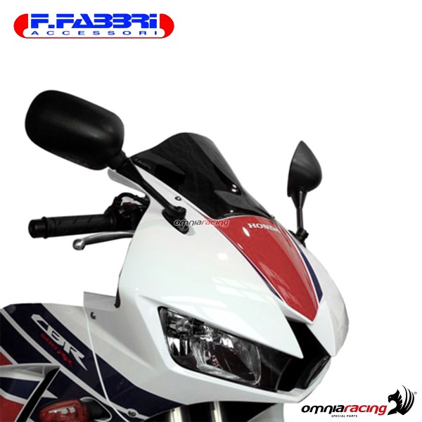 Fabbri double bubble dark fume windshield for Honda CBR600RR 2013>2017