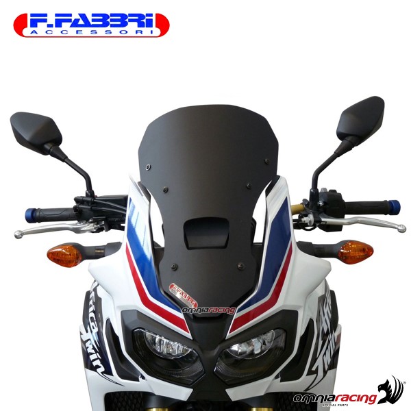 Cupolino nero bisatinato Sport/Naked/Touring Fabbri per Honda Africa Twin 2016