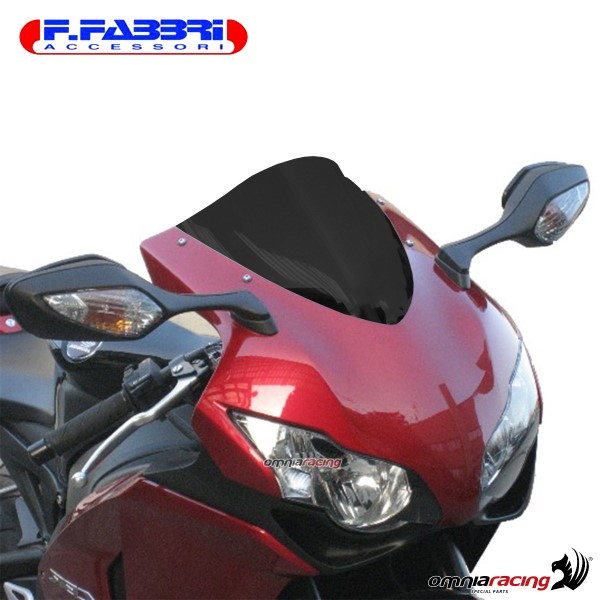 Cupolino fume scuro Fabbri OEM replica per Honda CBR1000RR Fireblade 2008>2011