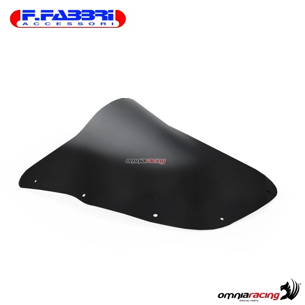Fabbri double bubble matt black bi-satin windshield for Kawasaki ZX6R 1998>1999