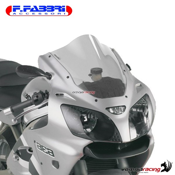 Fabbri double bubble trasparent windshield for Kawasaki ZX6R 636 2000>2002