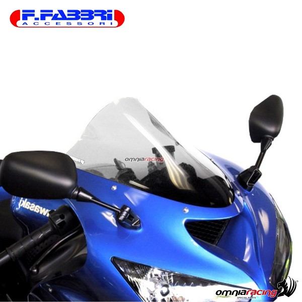 Cupolino trasparente doppia bolla Fabbri per Kawasaki ZX6R 636 2005>2008