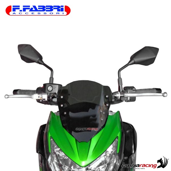 Cupolino fume scuro Sport/Naked/Touring Fabbri per Kawasaki Z800 2013>2016