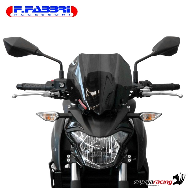 Cupolino fume scuro Sport/Naked/Touring Fabbri per Kawasaki Z650 2017