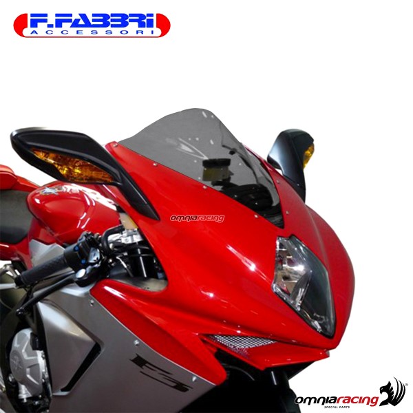 Cupolino fume doppia bolla Fabbri per Mv Agusta F3 800 /Serie oro 2012>2015