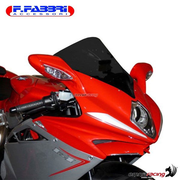 Cupolino fume scuro doppia bolla Fabbri per Mv Agusta F4S/R/RR Frecce Tricolori 2010>2012