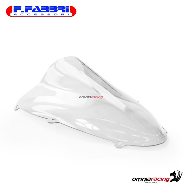 Fabbri double bubble trasparent windshield for Suzuki TL1000R 1998>2001
