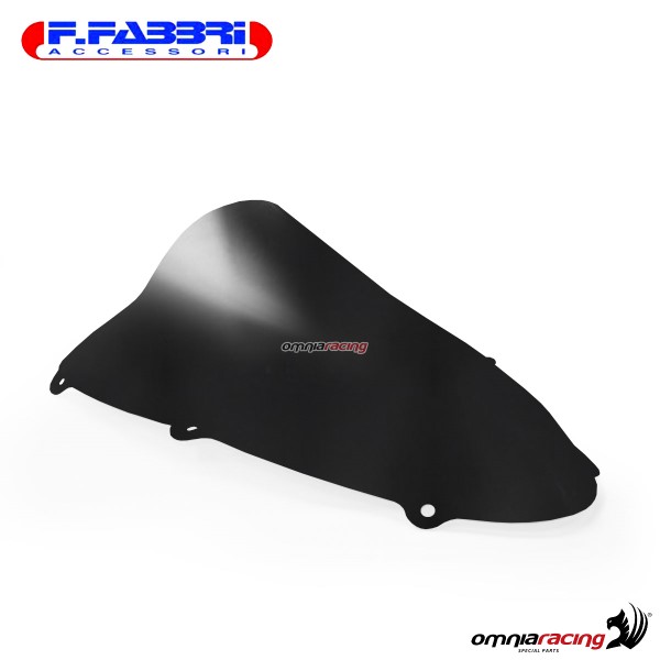 Cupolino nero bistinato opaco doppia bolla Fabbri per Suzuki TL1000R 1998>2001