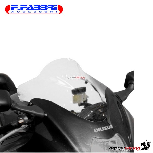 Cupolino trasparente doppia bolla Fabbri per Suzuki GSXR1300 Hayabusa 1999>2007