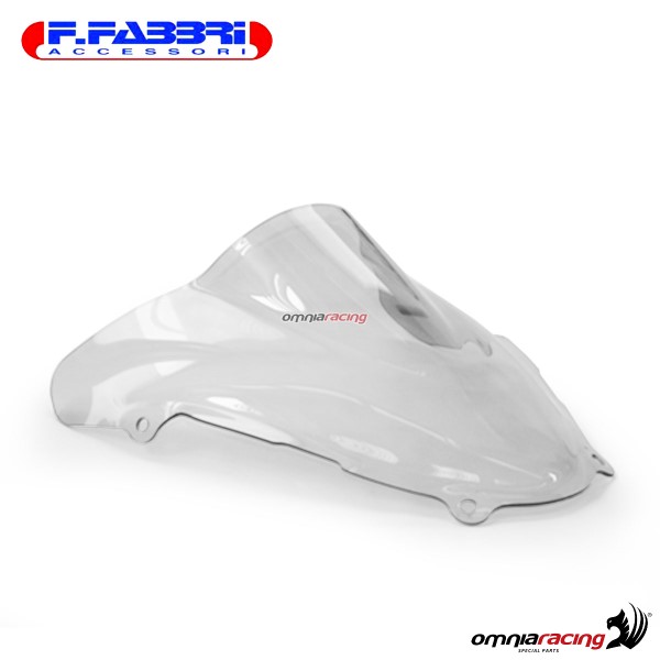 Fabbri double bubble trasparent windshield for Suzuki SV650S 1999>2002