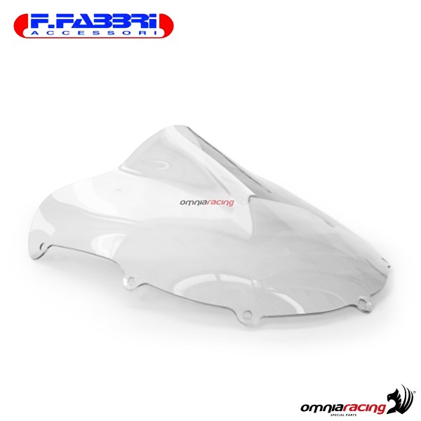 Fabbri double bubble trasparent windshield for Suzuki GSXR600/GSXR750 1996>1997