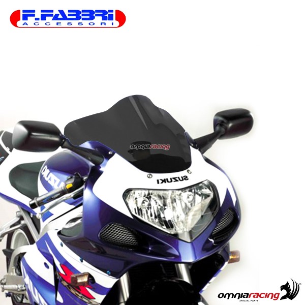 Cupolino fume scuro doppia bolla Fabbri per Suzuki GSXR1000 2001>2002