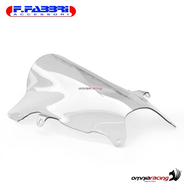 Fabbri double bubble trasparent windshield for Suzuki Bandit 600S/1200S 2000>2004