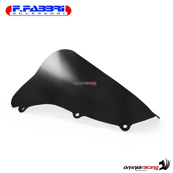 Cupolino nero bistinato opaco doppia bolla Fabbri per Suzuki SV650S/SV1000S 2003>2008