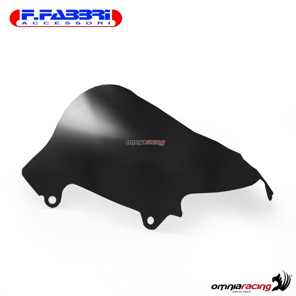 Fabbri double bubble matt black bi-satin windshield for Suzuki Bandit 1200 2006