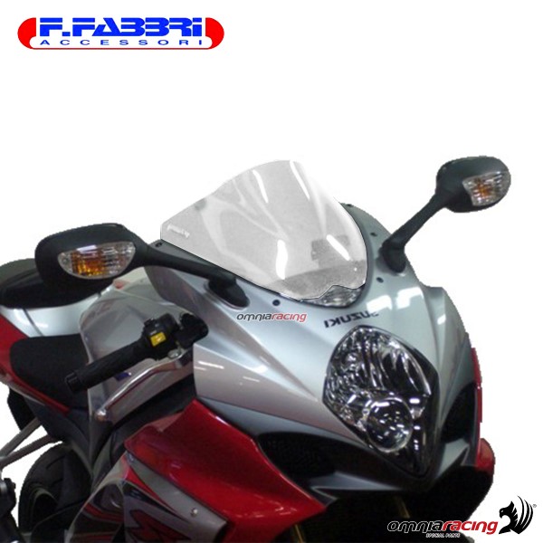 Cupolino trasparente doppia bolla Fabbri per Suzuki GSXR1000RR 2007>2008