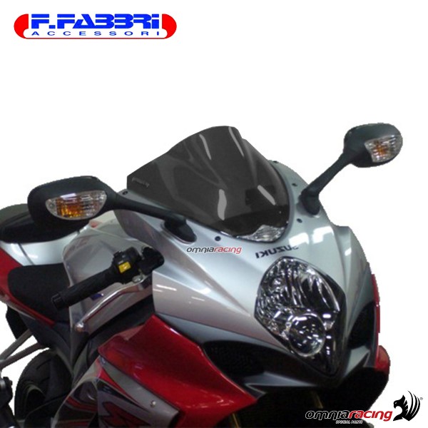 Cupolino fume scuro doppia bolla Fabbri per Suzuki GSXR1000RR 2007>2008
