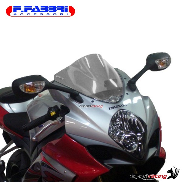 Cupolino fume doppia bolla Fabbri per Suzuki GSXR1000RR 2007>2008