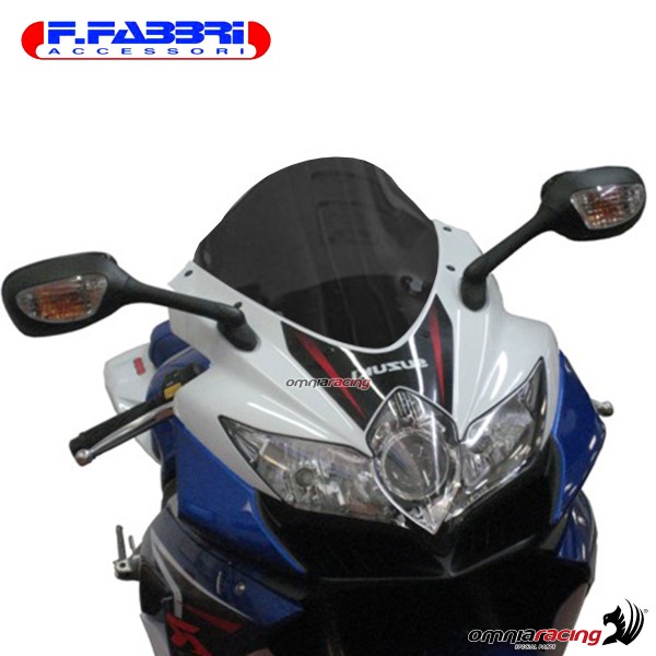 Cupolino fume scuro doppia bolla Fabbri per Suzuki GSXR600/GSXR750 2008>2010