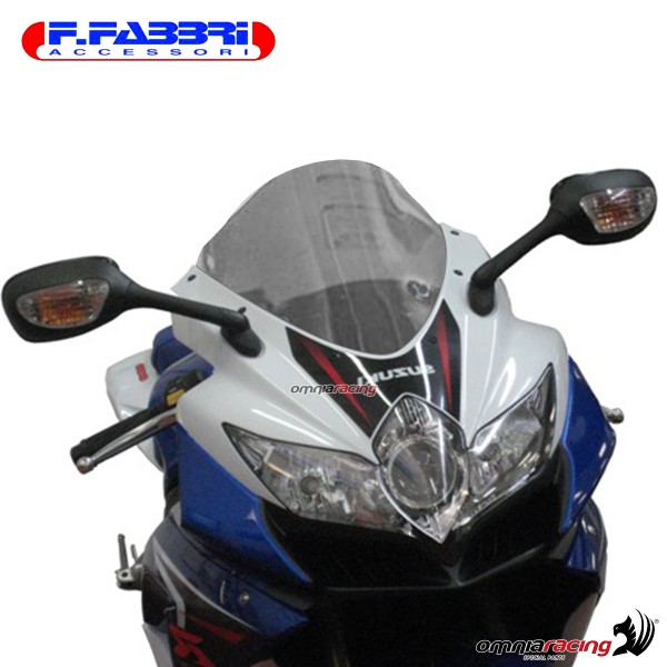 Cupolino fume doppia bolla Fabbri per Suzuki GSXR600/GSXR750 2008>2010