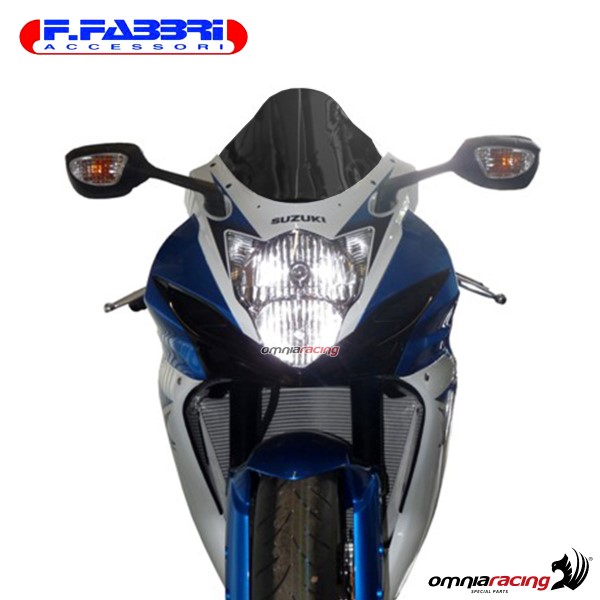 Cupolino fume scuro doppia bolla Fabbri per Suzuki GSXR600/GSXR750 2011>2017