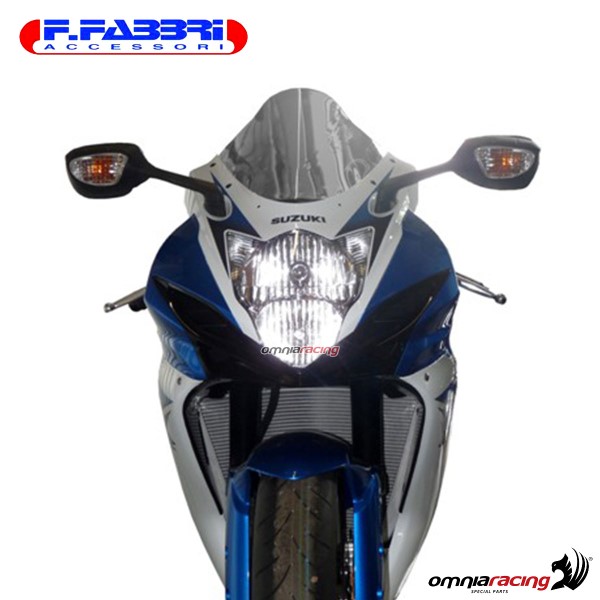 Cupolino fume doppia bolla Fabbri per Suzuki GSXR600/GSXR750 2011>2017