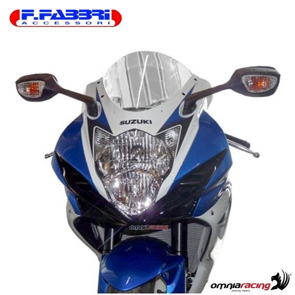 Fabbri OEM replica transparent windshield for Suzuki GSXR600/GSXR750 2011>2017