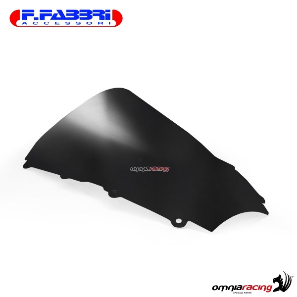 Fabbri double bubble matt black bi-satin windshield for Triumph Daytona 675 2007>2008