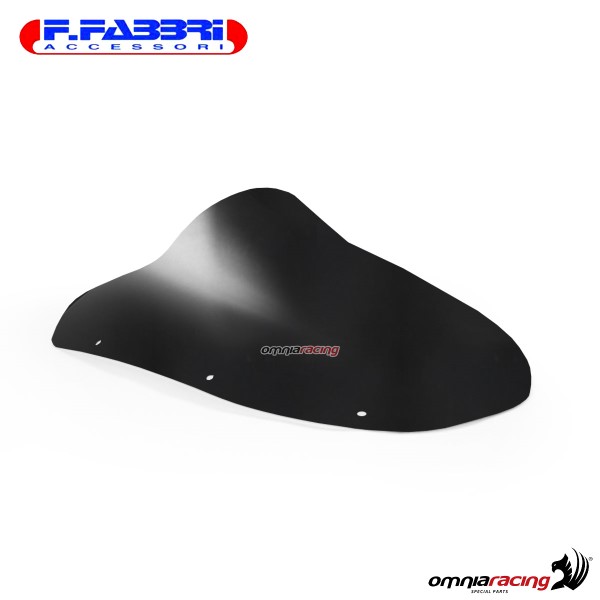 Fabbri double bubble matt black bi-satin windshield for Yamaha FZS600 Fazer 1996>2001