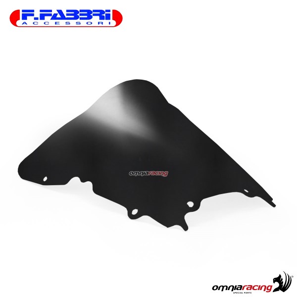 Fabbri double bubble matt black bi-satin windshield for Yamaha R6 1999>2002
