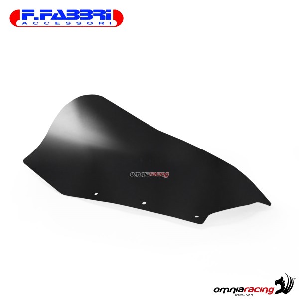 Fabbri double bubble matt black bi-satin windshield for Yamaha FZS1000 Fazer 2001>2006