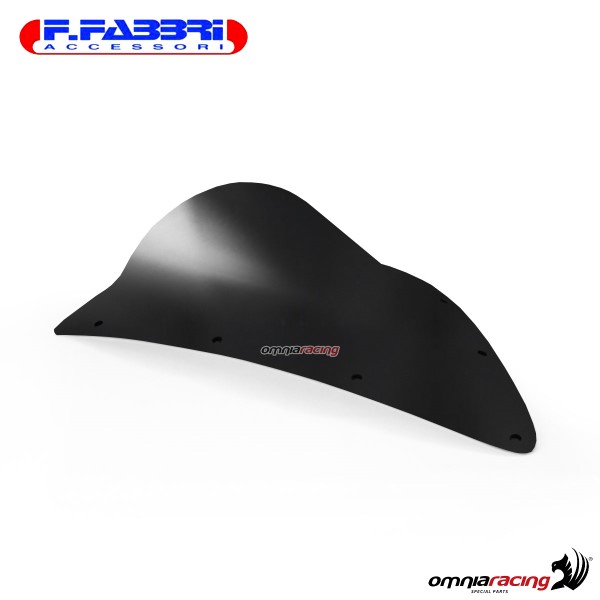 Fabbri double bubble matt black bi-satin windshield for Yamaha 600 Fazer 2002>2003