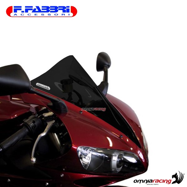 Cupolino fume scuro doppia bolla Fabbri per Yamaha R1 2004>2006