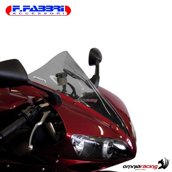Cupolino fume doppia bolla Fabbri per Yamaha R1 2004>2006