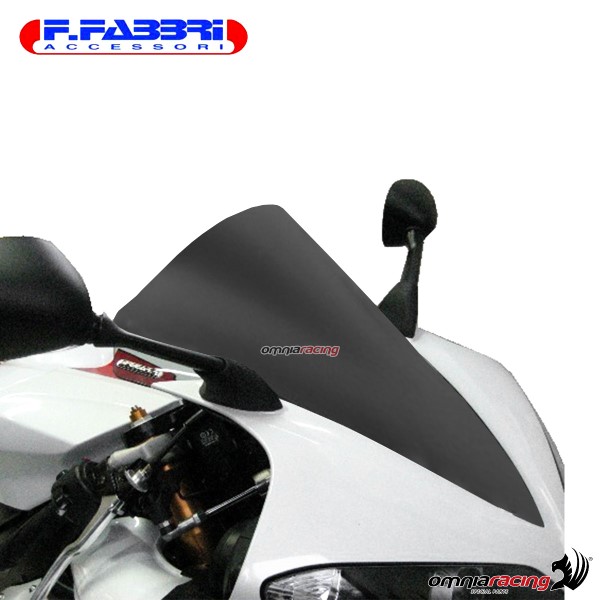Fabbri double bubble matt black bi-satin windshield for Yamaha R1 2007>2008