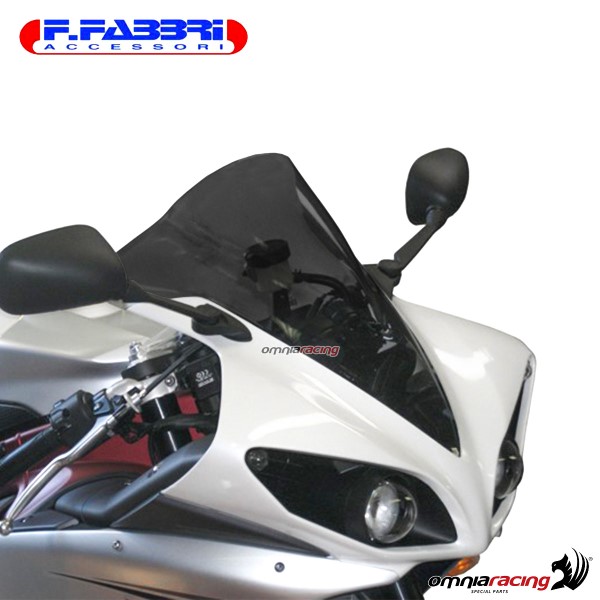 Cupolino fume scuro doppia bolla Fabbri per Yamaha R1 2009>2014