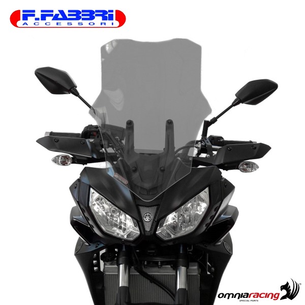Bulle Moto FABBRI Gris Naked-Sport-Touring Pour Triumph Tiger 1050 (2006-2012) - Hauteur 350mm, Longueur 410mm