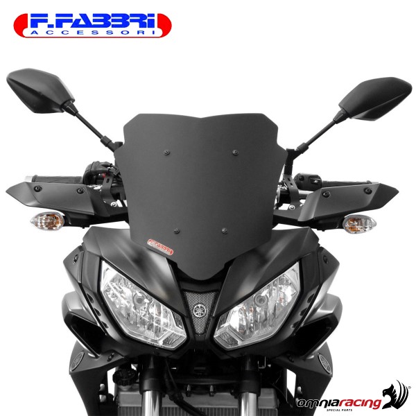 Cupolino nero bisatinato Sport/Naked/Touring Fabbri per Yamaha Tracer 700 2016>2018